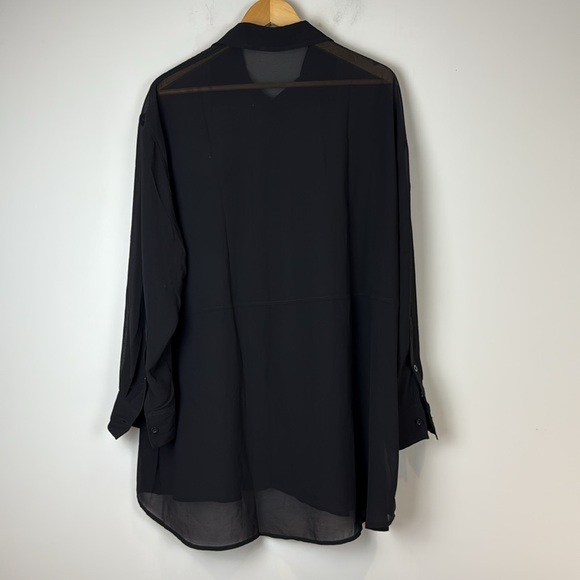 Knix oversized sheer blouse size XL - Picture 3 of 6